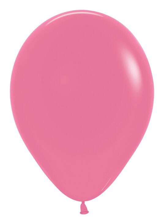 Deluxe Rose 11" Helium Filled Latex Balloon and Ribbon