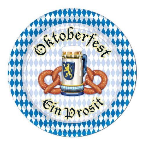 Oktoberfest 7" Plates 8 Ct