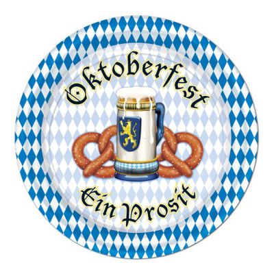 Oktoberfest 7" Plates 8 Ct