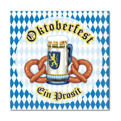Oktoberfest Beverage Napkins 16 Ct