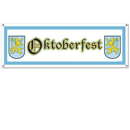 Oktoberfest Sign Banner 5' x 21"