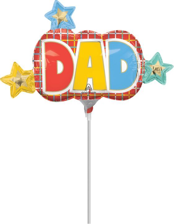 Graphic Grids Dad - 14" Air Fill