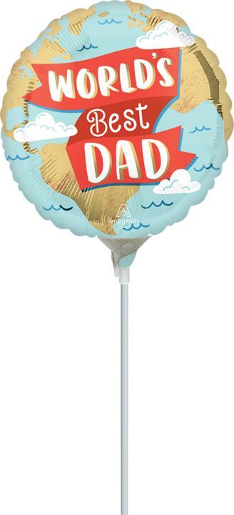 World's Best Dad - 9" Air Fill
