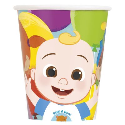 Cocomelon 9oz Paper Cups 8 Ct