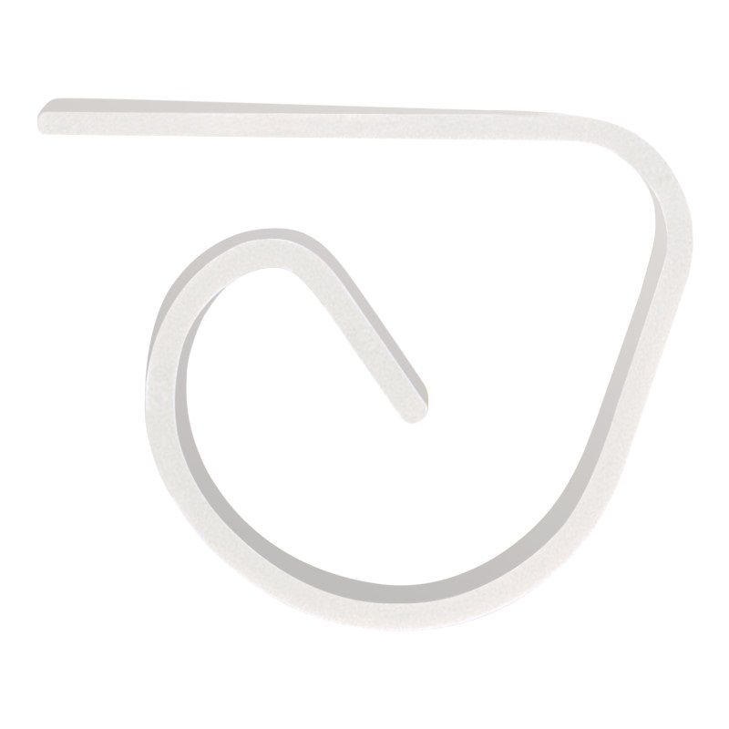 White Plastic Table Cover Clips - 4 Ct