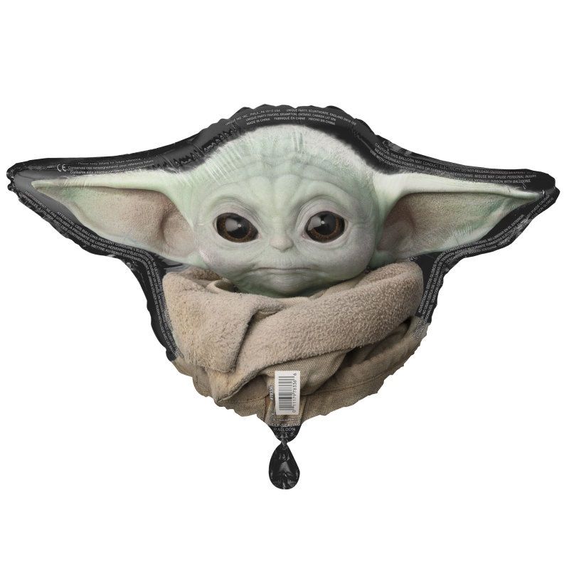 Mandalorian The Child Shaped Helium Filled Foil Balloon 27"