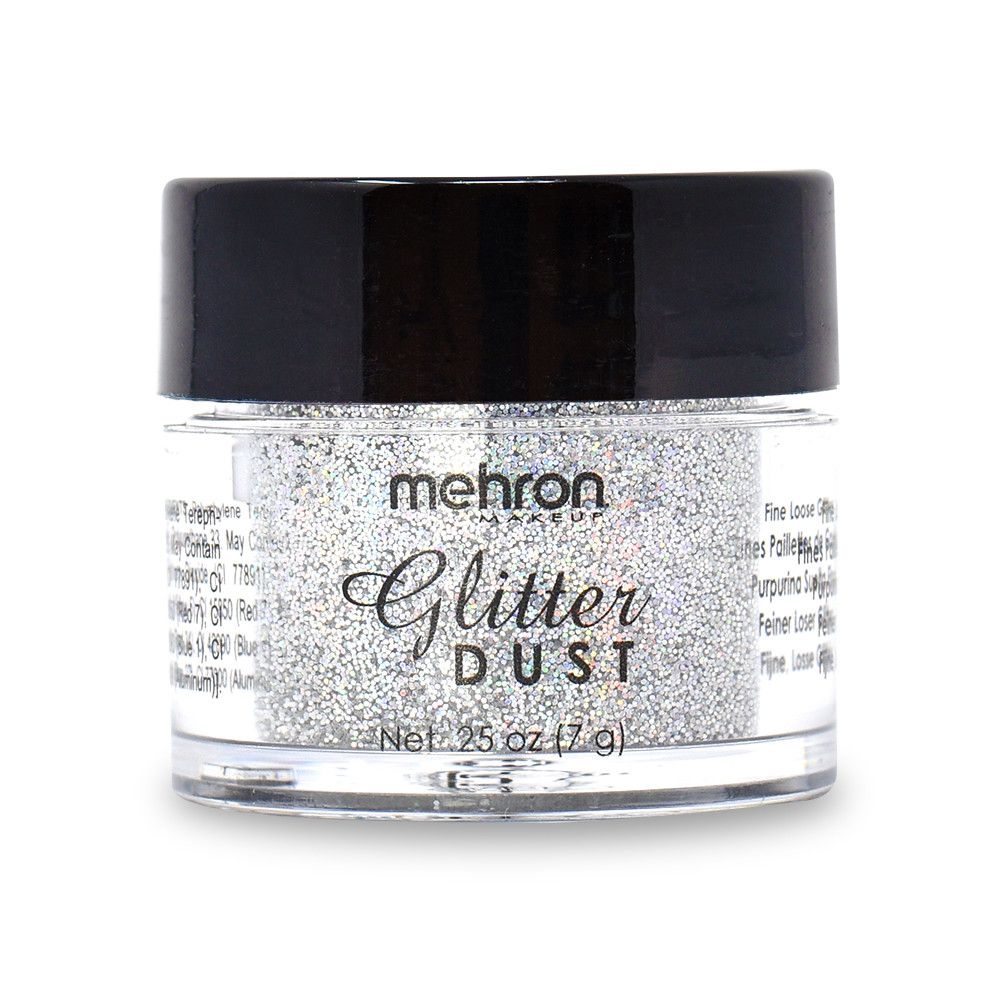 Glitter Dust - Holographic Silver Carded