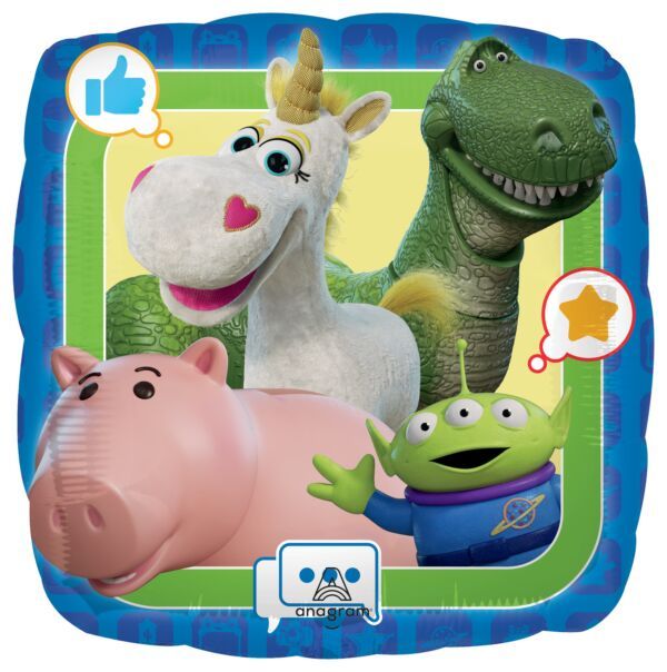 Toy Story 5 - 17" Helium Filled Foil Balloon, Ribbon
