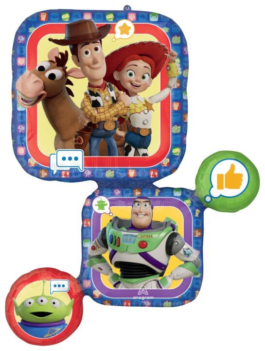 Toy Story 5 - 29" Helium Filled Foil Balloon, Ribbon