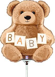 Baby Teddy Bear - 14" Air Filled Foil