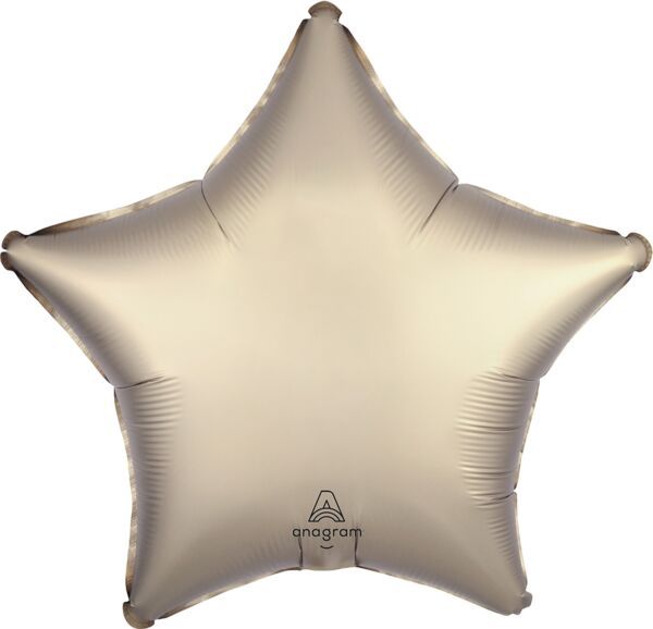 Satin Luxe  Prosecco Star - 19" Helium Filled Foil Balloon, Ribbon