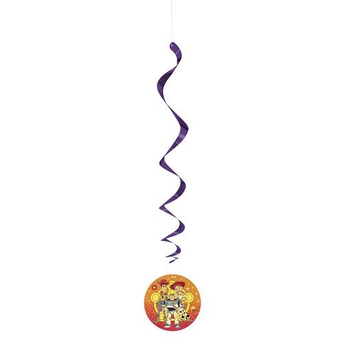 Disney Toy Story 5 - Hanging Swirl Decorations  3ct