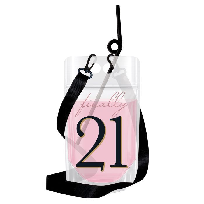 Finally 21 Drink Pouches 16.9oz 6 Ct