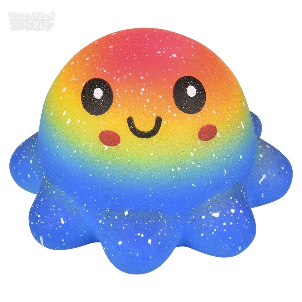 Rainbow Octopus Squish And Stretch 3.5" - Single