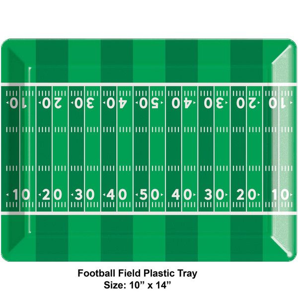 Football Field Tray 14" x 10"