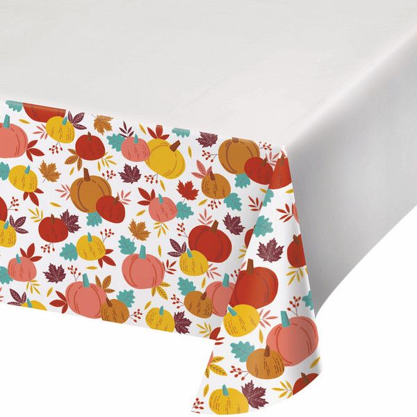 Turkey Treat Paper Table Cover 54" x 96" 1 Ct