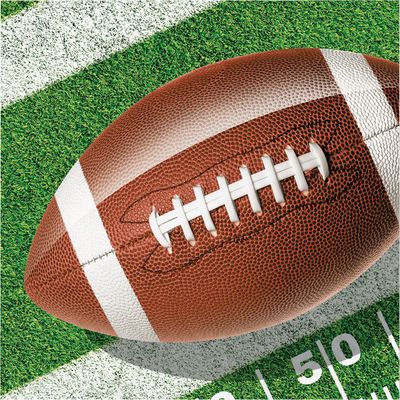 Fan Zone Football Luncheon Napkin 16 Ct