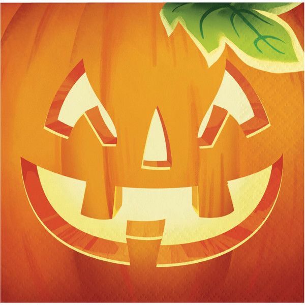 Pumpkin Prowlers Beverage Napkins 16 Ct