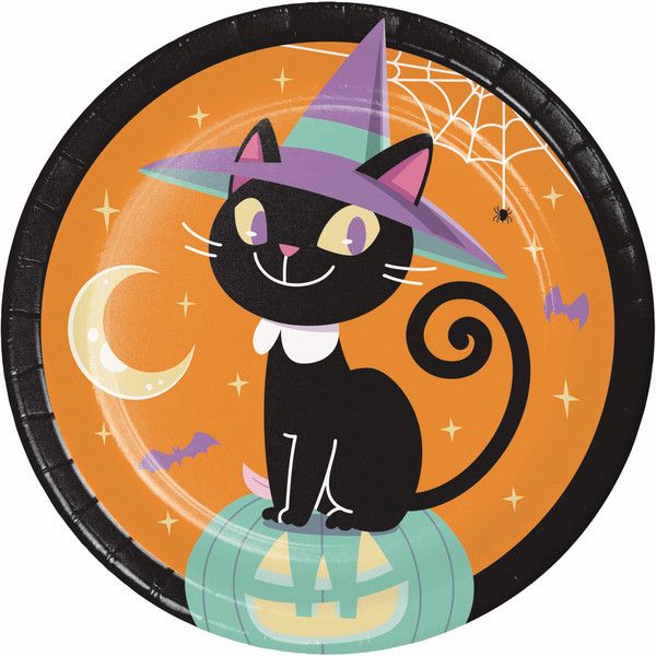 Frightful Friends 7" Paper Plates 8 Ct