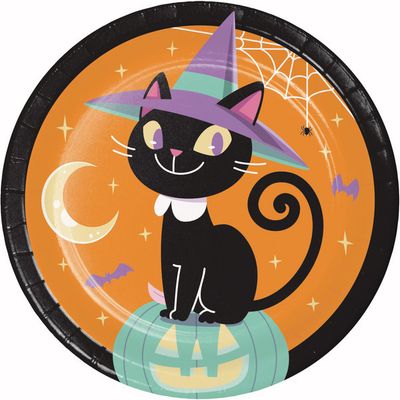Frightful Friends 7" Paper Plates 8 Ct