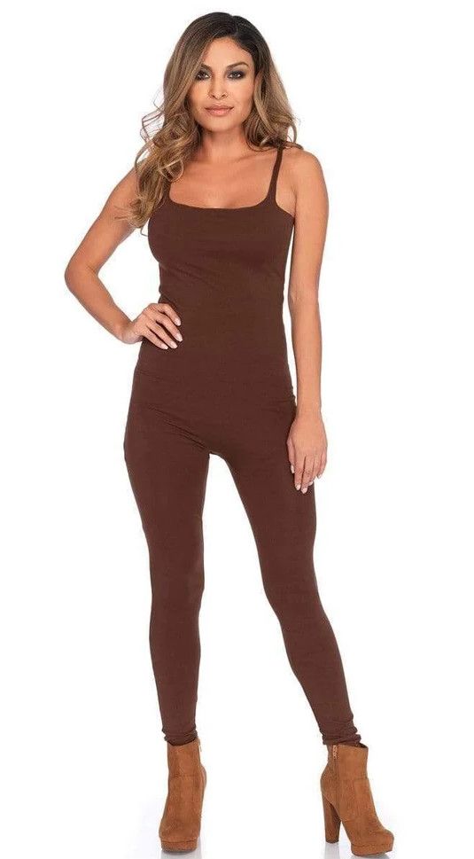 Basic Unitard Brown -