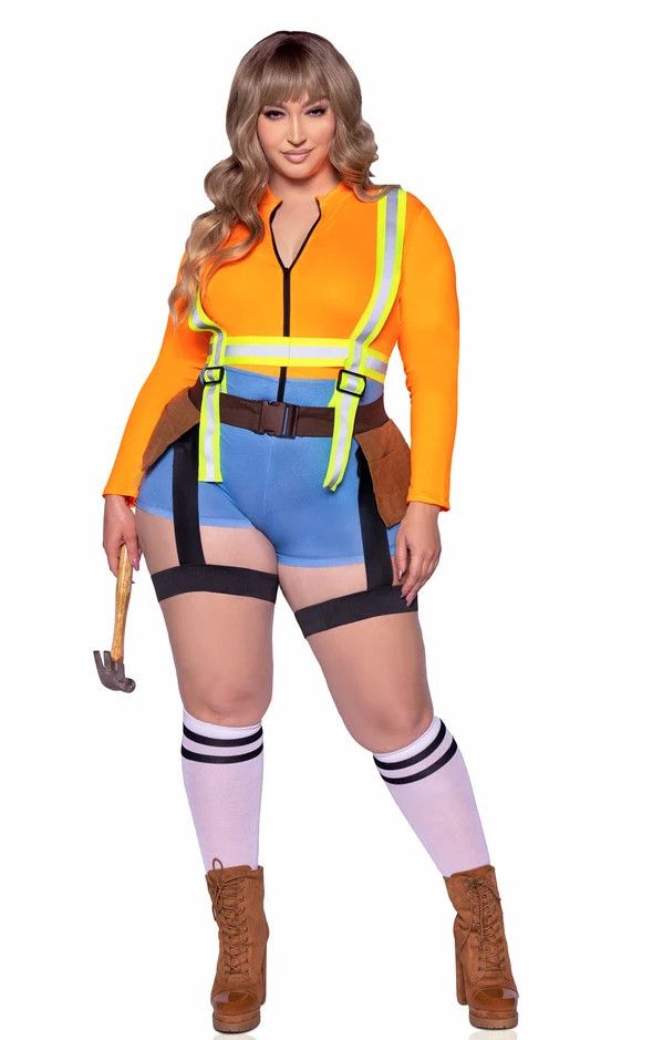 Plus Size Nailed It Construction Worker