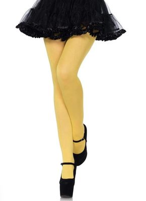 Ari Nylon Tights - Yellow