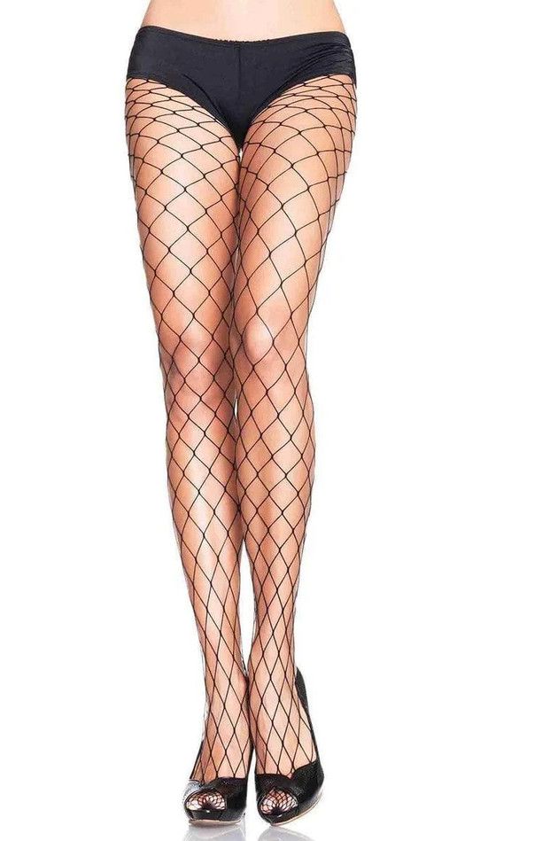 Fence Net Tights - Black