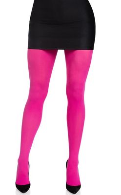 Ari Nylon Tights - Fuchsia