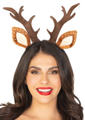 Fawn Ear Antler Headband