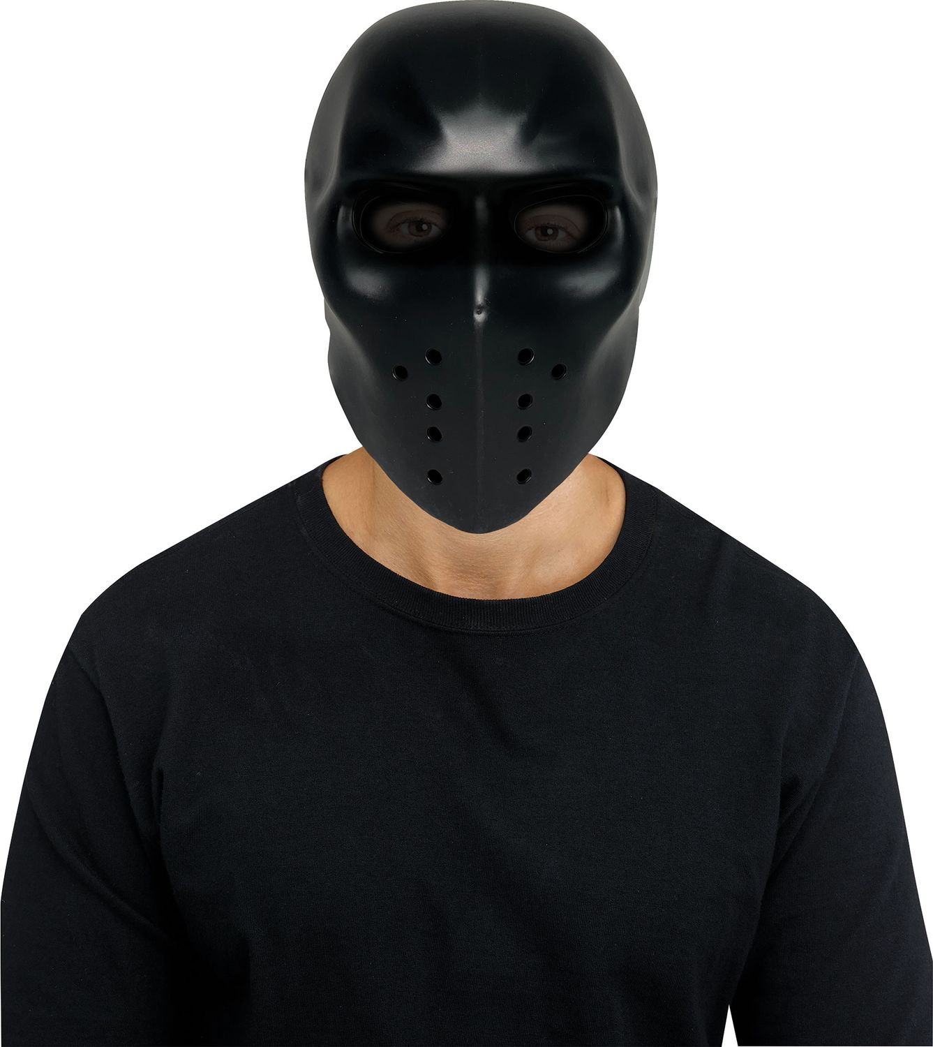 Hockey Punisher Mask, Color: Black