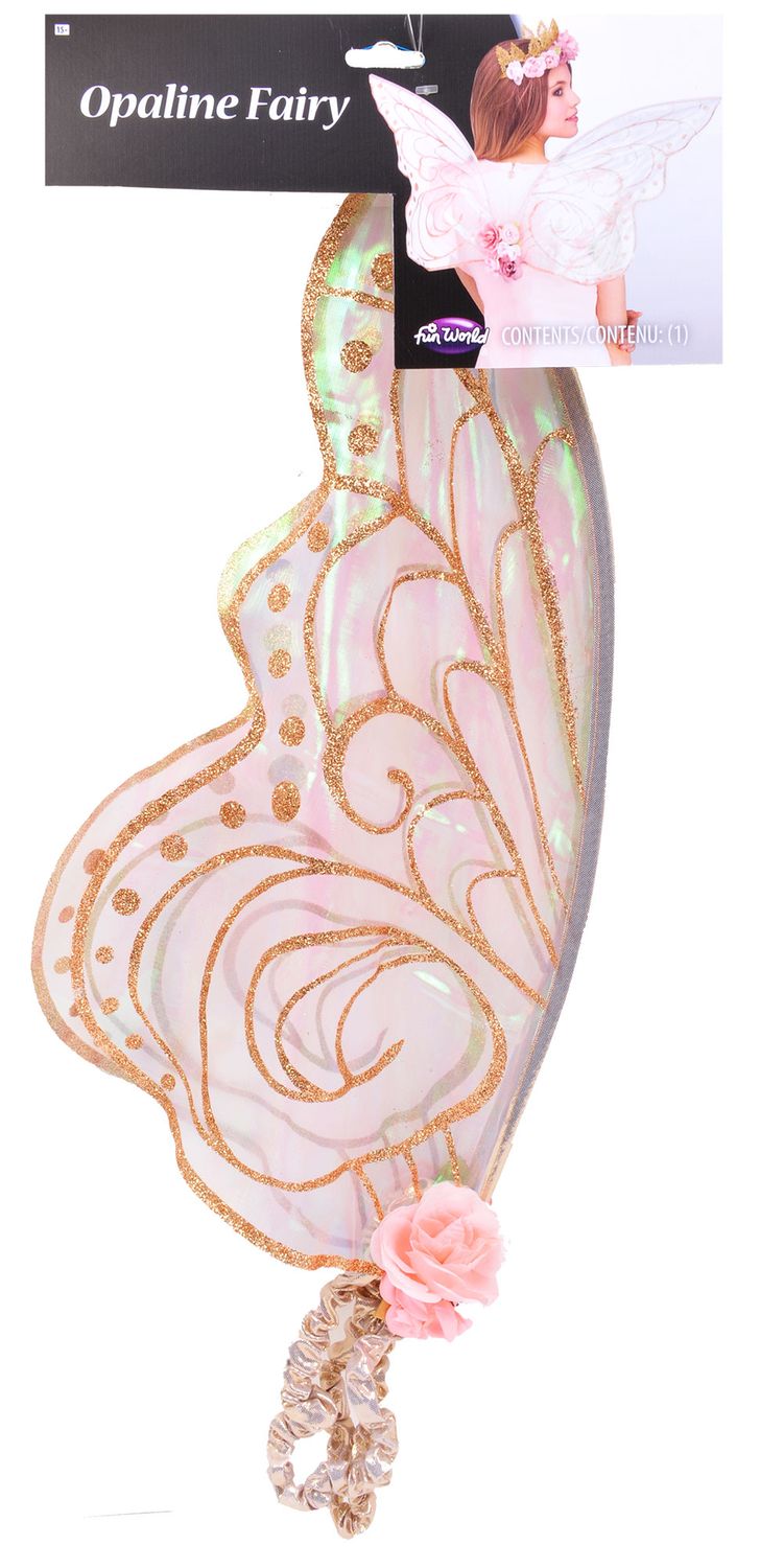 Opaline Shimmer Wings -, Color: Pink/Rose Gold