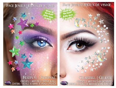 Glow In The Dark Face Jewels