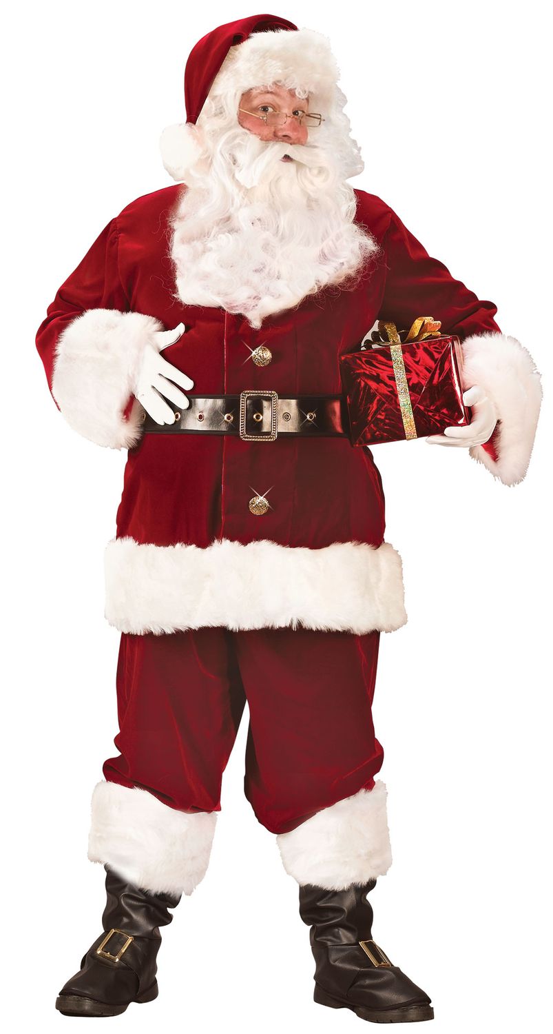 Super Deluxe Santa Suit -  Adult Std (40-48)