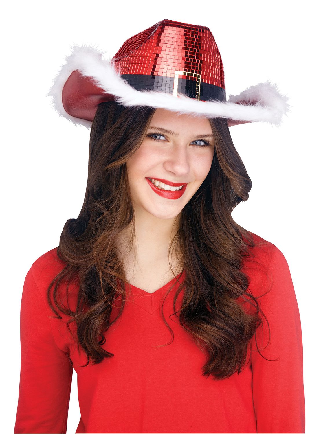 Disco Sequin Santa Fedora