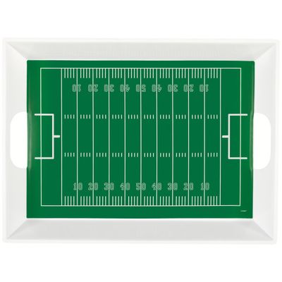 Football Plastic Serving Tray