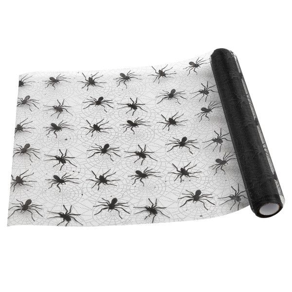 Spider Mesh Fabric Table Runner - 118"