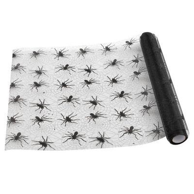 Spider Mesh Fabric Table Runner - 118"
