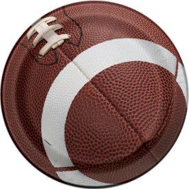 Football Party 9" Dinner Plates 8ct