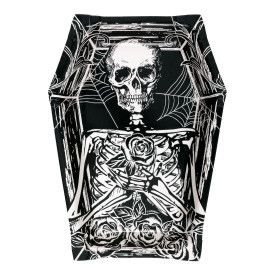 Sketchy Skull Coffin-Shaped 8" Plates, 8ct