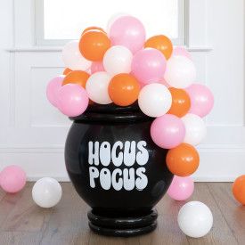 Groovy Halloween "Hocus Pocus" Witch Cauldron Standing Latex Balloon Kit