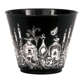 Sketchy Skull Mini 9oz Reusable Plastic Tumblers 8ct