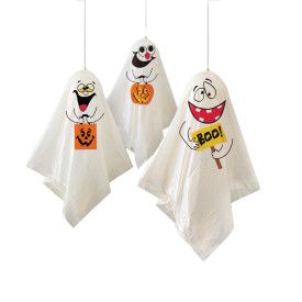 Ghost Hanging Decorations, 3ct