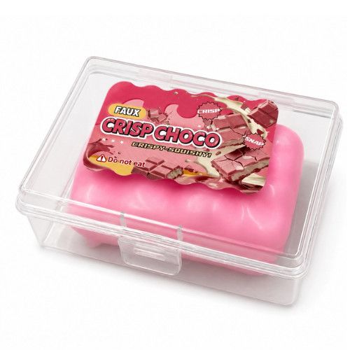 Crisp Choco Crispy Pink &amp; White Squishy Single