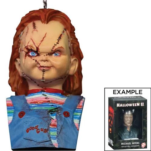 Holiday Horror Ornament - Chucky Bust