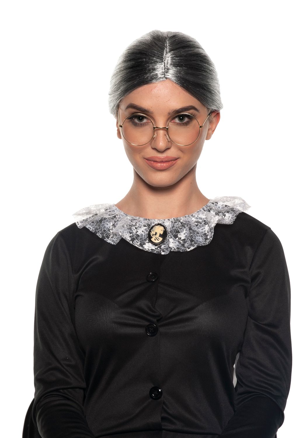 Old Lady Bun Wig