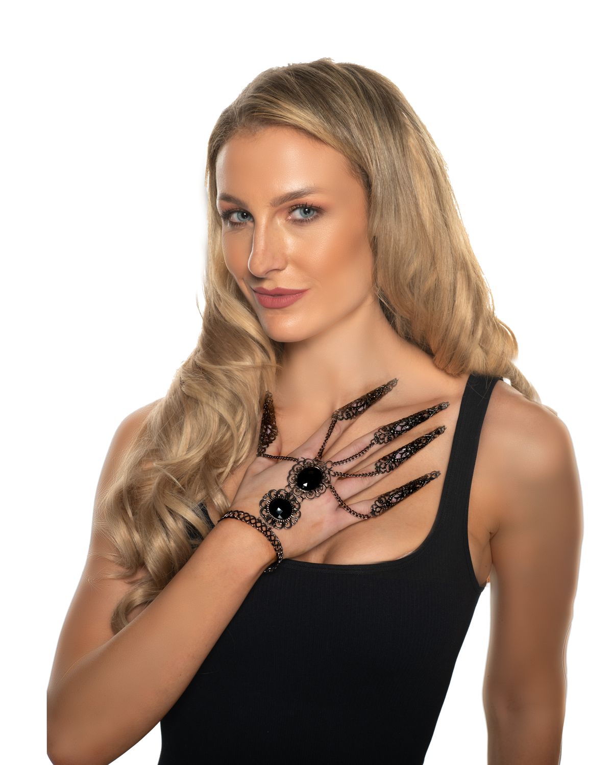 Gothic Chain Bracelet With Claws