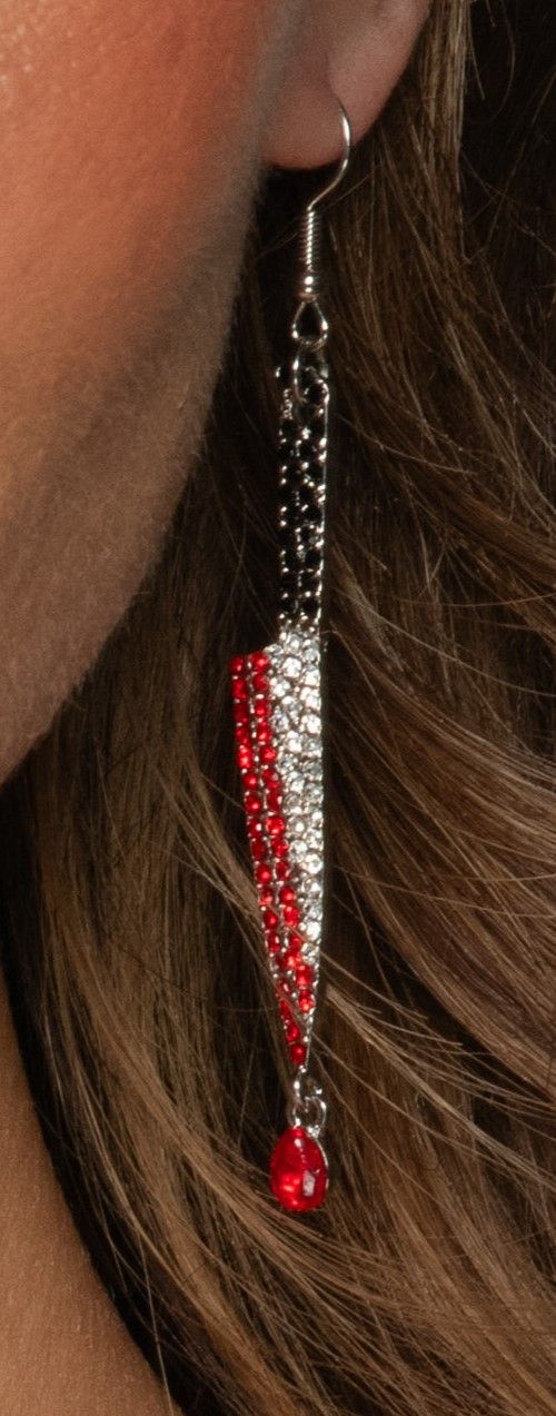 Rhinestone Dagger Earrings