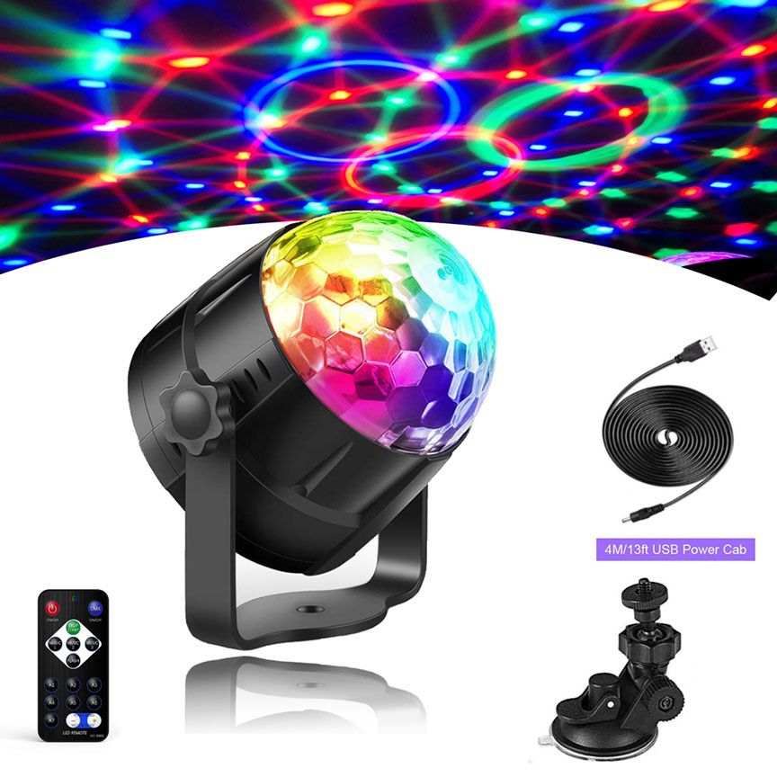 LED Magic Ball w/ Brackets