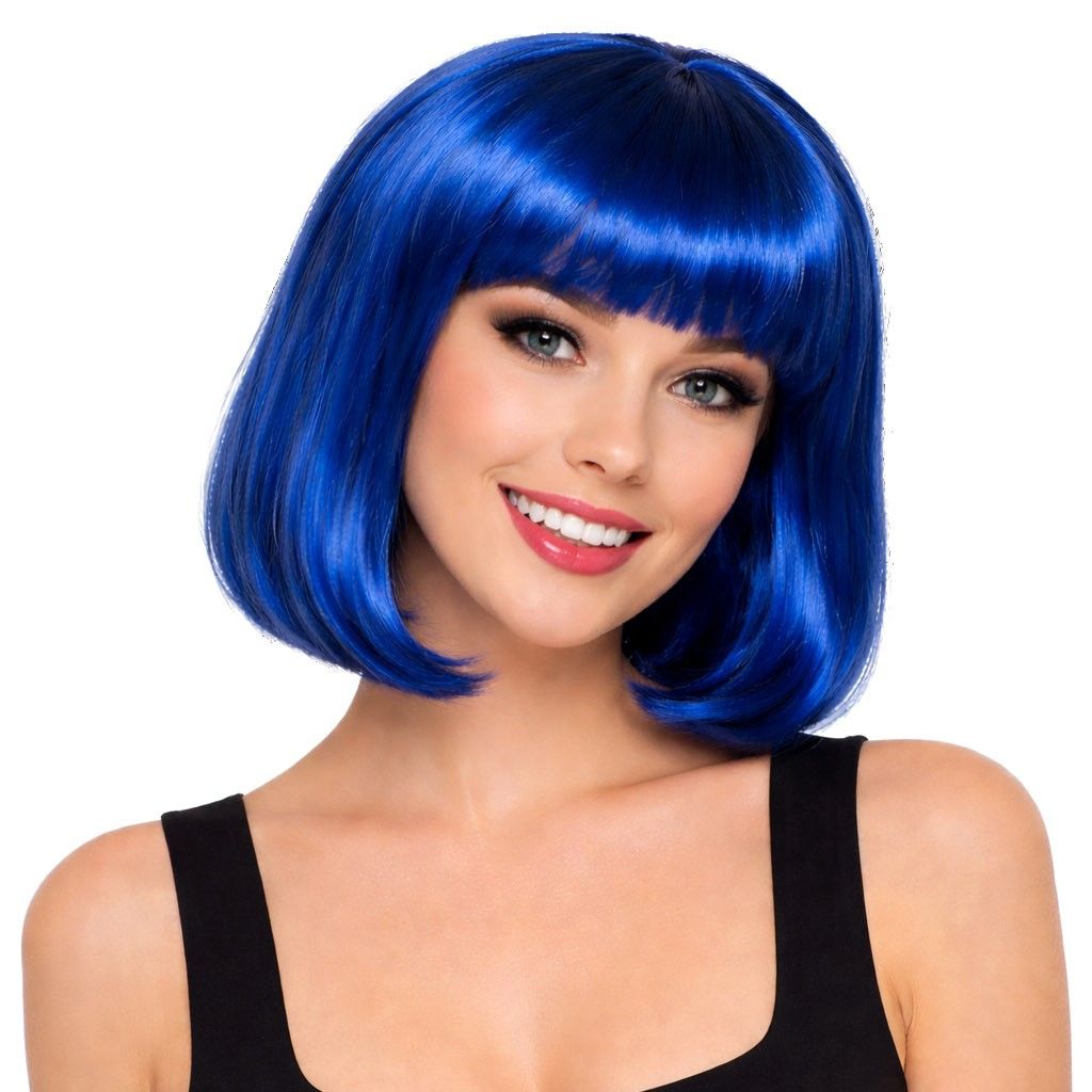 Bob Cut- Royal Blue